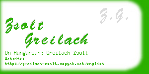 zsolt greilach business card